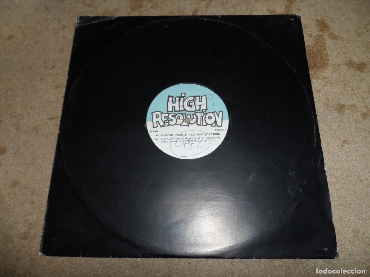 Discos de vinilo: N.Y. Connection &ndash; In Front / Wan It? (Remixes) (UK 1994) - Foto 1