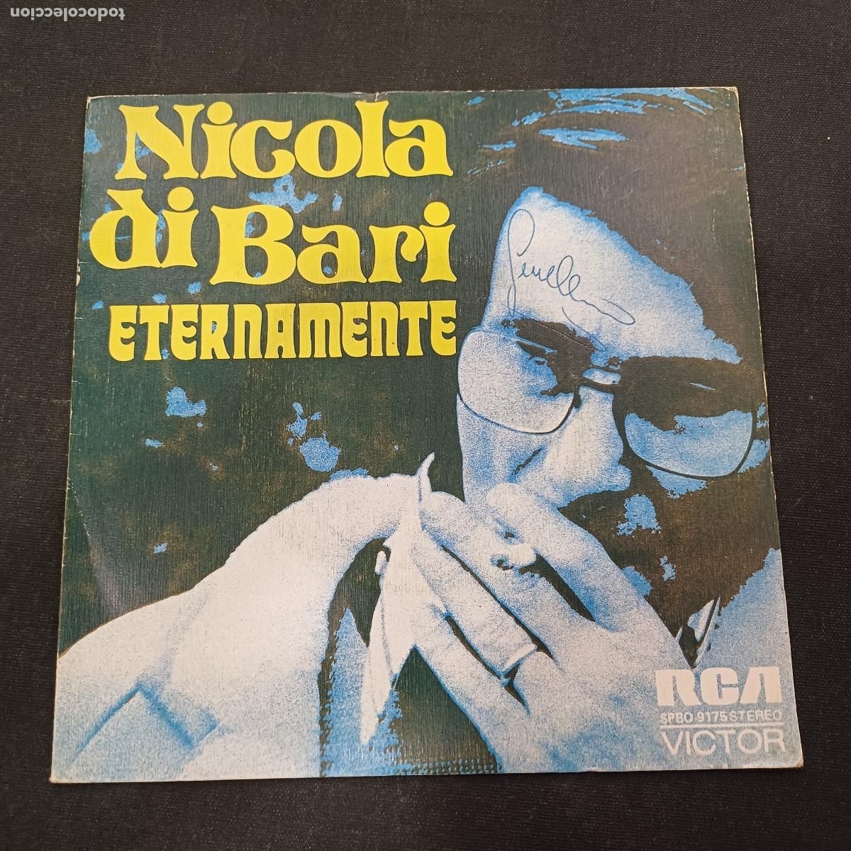 Discos de vinilo: NICOLA DI BARI/ETERNAMENTE/SINGLE PROMOCIONAL.