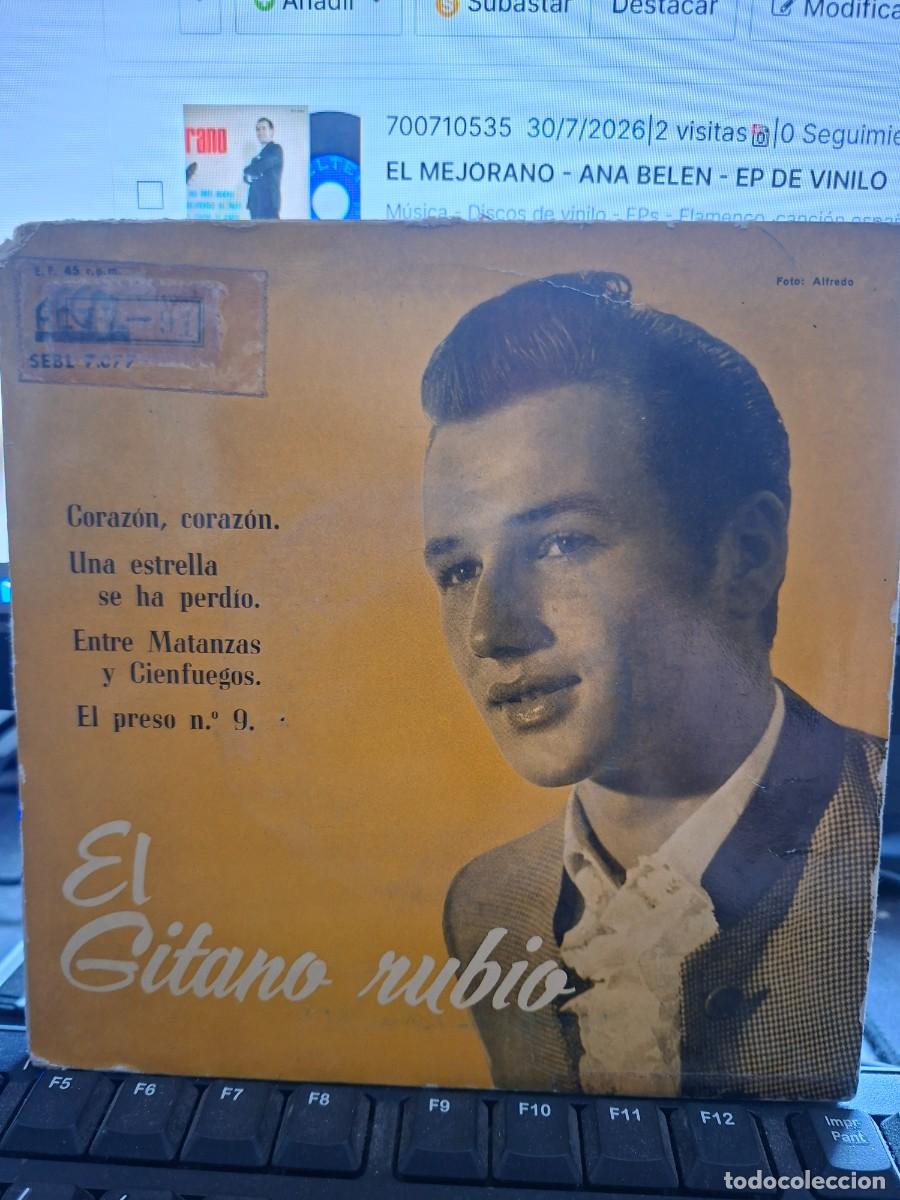 Discos de vinilo: EL GITANO RUBIO - CORAZON CORAZON - EP DE VINILO