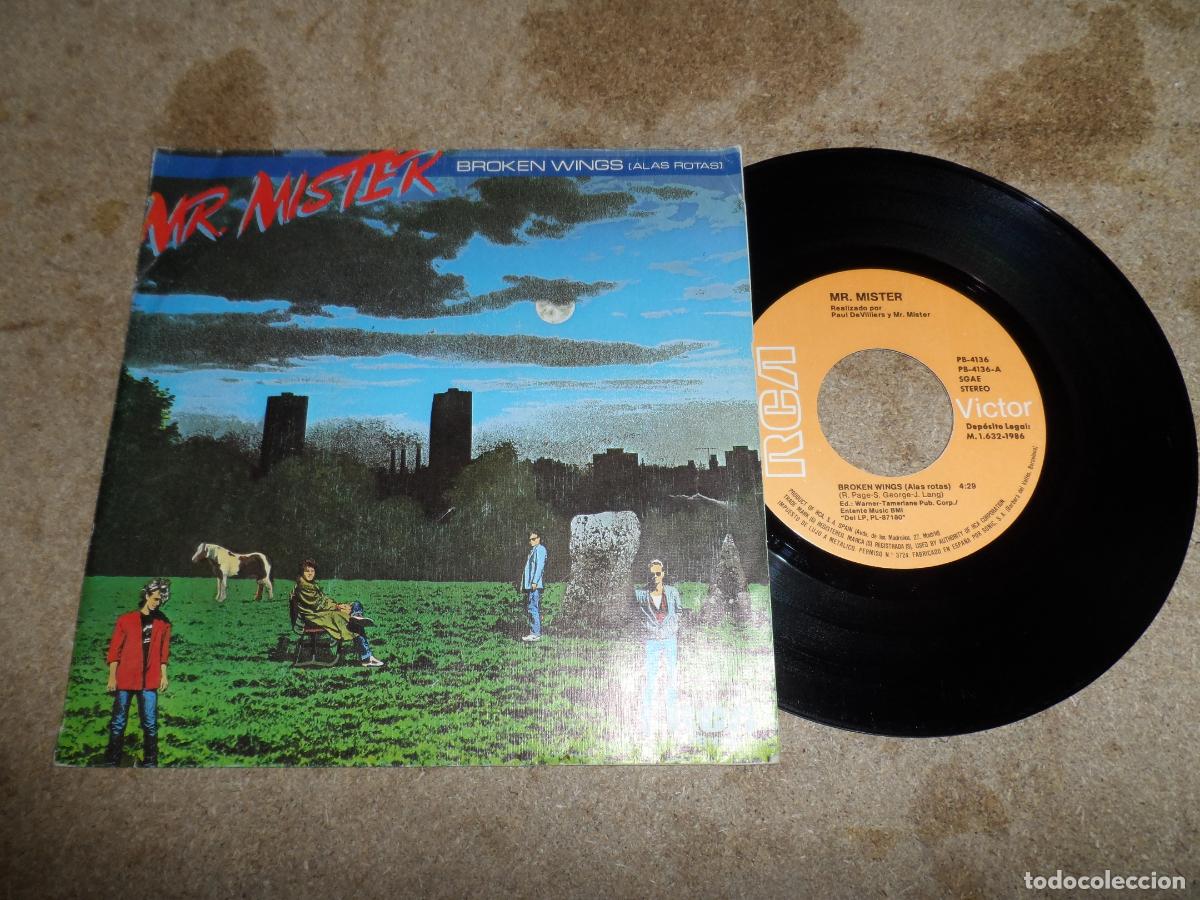 Discos de vinilo: MR. MISTER - BROKEN WINGS (SPAIN 1986) - Foto 1