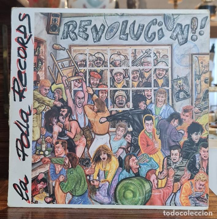 Discos de vinilo: Lp La Polla Records - Revoluci&oacute;n (Primera Edici&oacute;n Original 1985, So&ntilde;ua S-139)