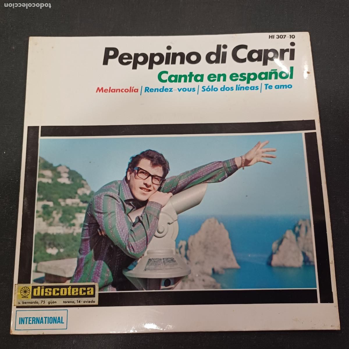 Discos de vinilo: PEPPINO DI CAPRI/MELANCOLIA/SINGLE. - Foto 1