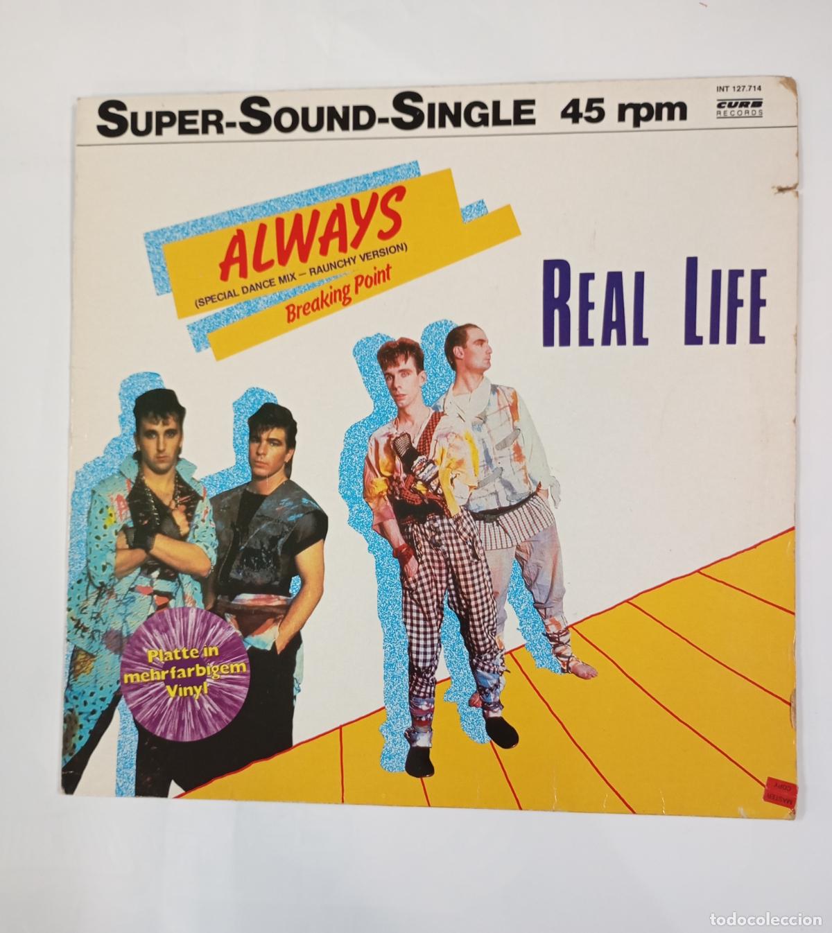 Discos de vinilo: Real Life / Always (Special Dance Mix - Raunchy Version). MAXI SINGLE. TDKDA92