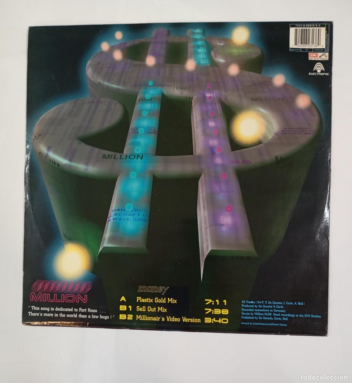 Discos de vinilo: MILLION. MONEY. MAXI-SINGLE. TDKDA55 - Foto 2