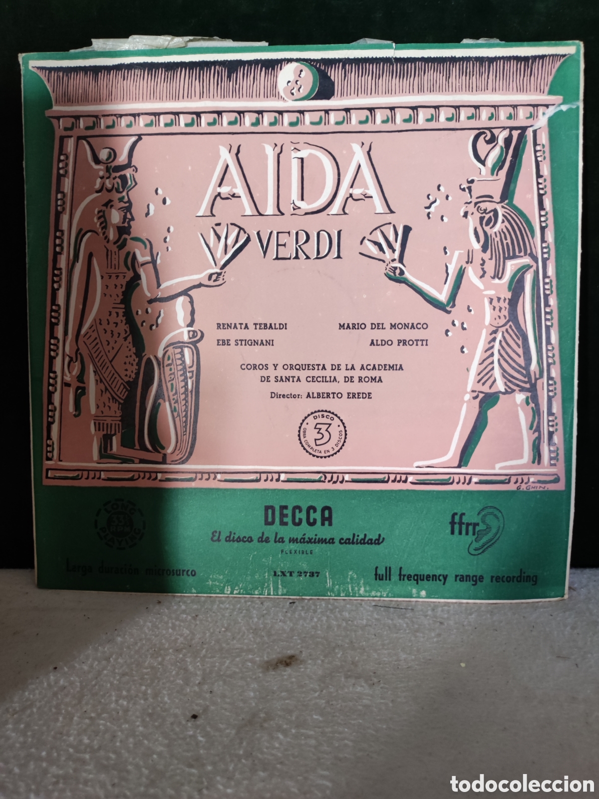 Discos de vinilo: A&iacute;da Verdi disco tres - Foto 1