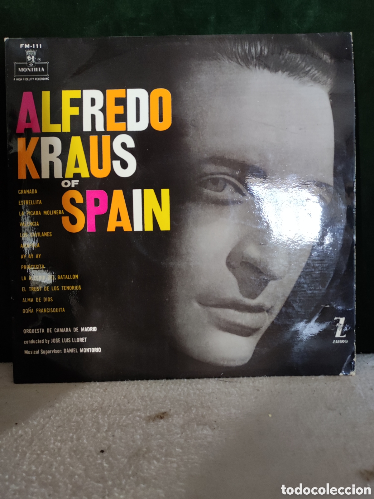 Discos de vinilo: Alfredo kraus of Spain