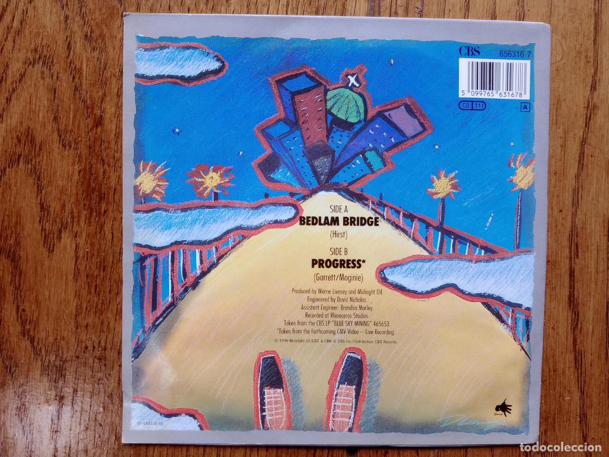 Discos de vinilo: Midnight Oil - bedlam Bridge + progress - Foto 2