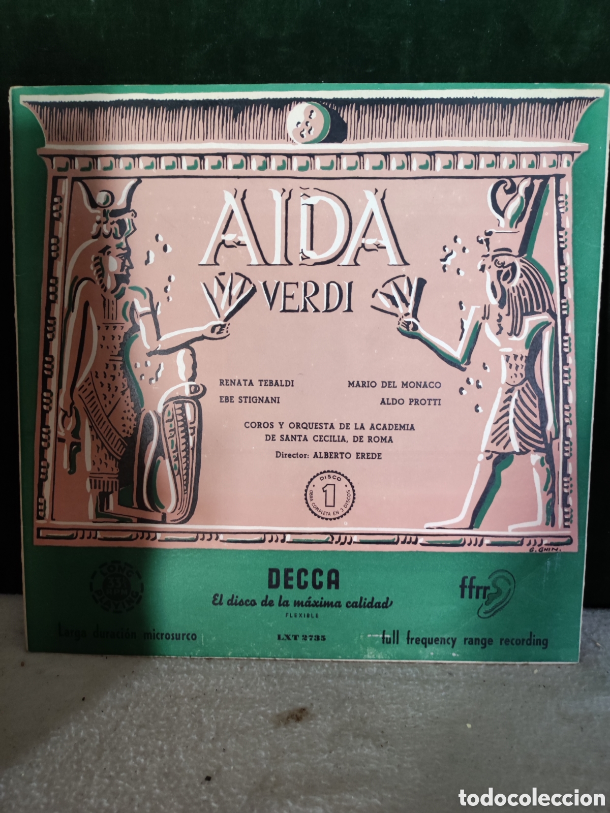 Discos de vinilo: A&iacute;da Verdi disco uno - Foto 1