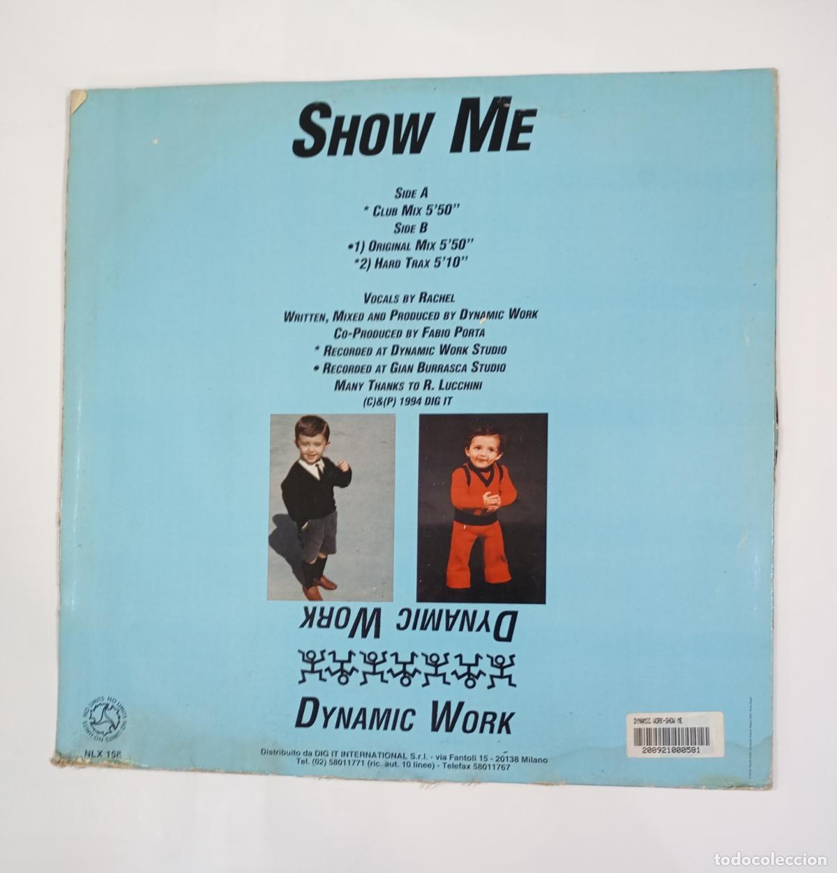 Discos de vinilo: Dynamic Work - Show Me. MAXI-SINGLE. TDKDA55 - Foto 2