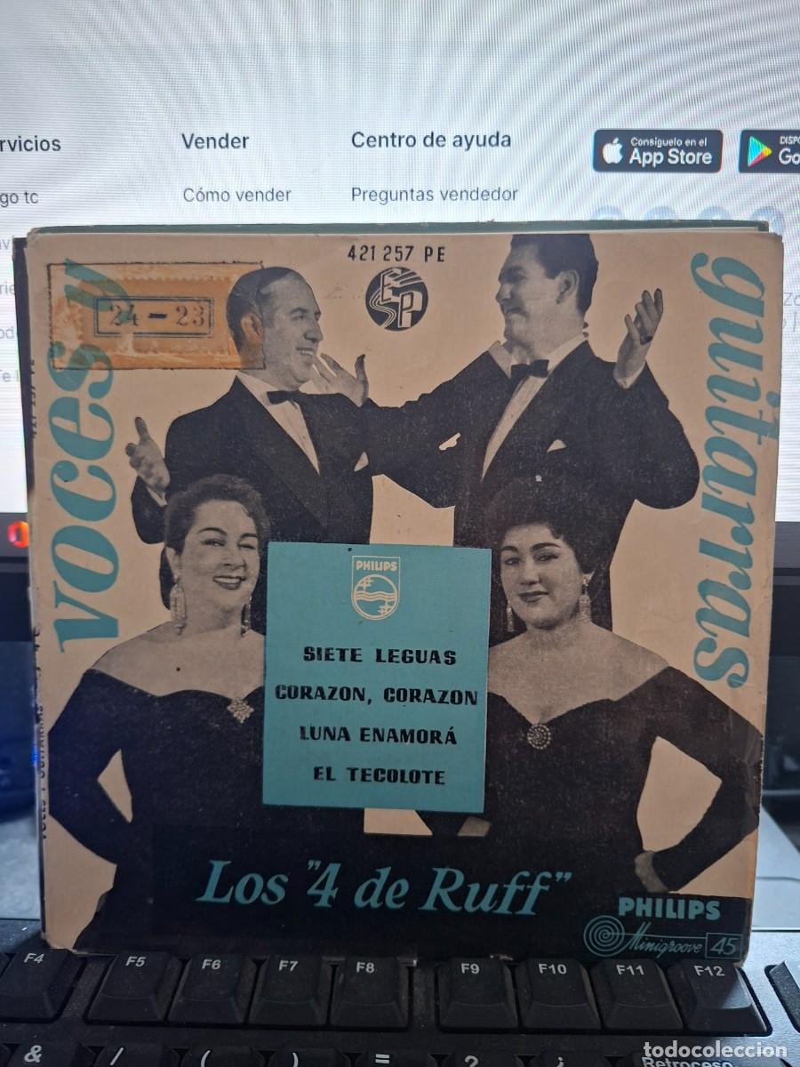 Discos de vinilo: LOS 4 DEL RUFF - SIETE LEGUAS - EP DE VINILO