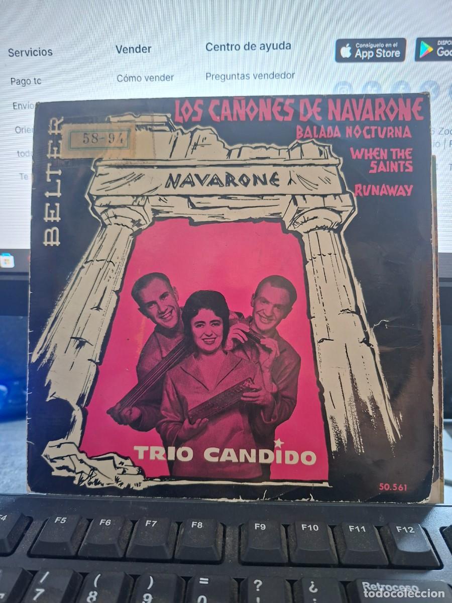 Discos de vinilo: TRIO CANDIDO - LOS CA&Ntilde;ONES DE NAVARONE - EP DE VINILO