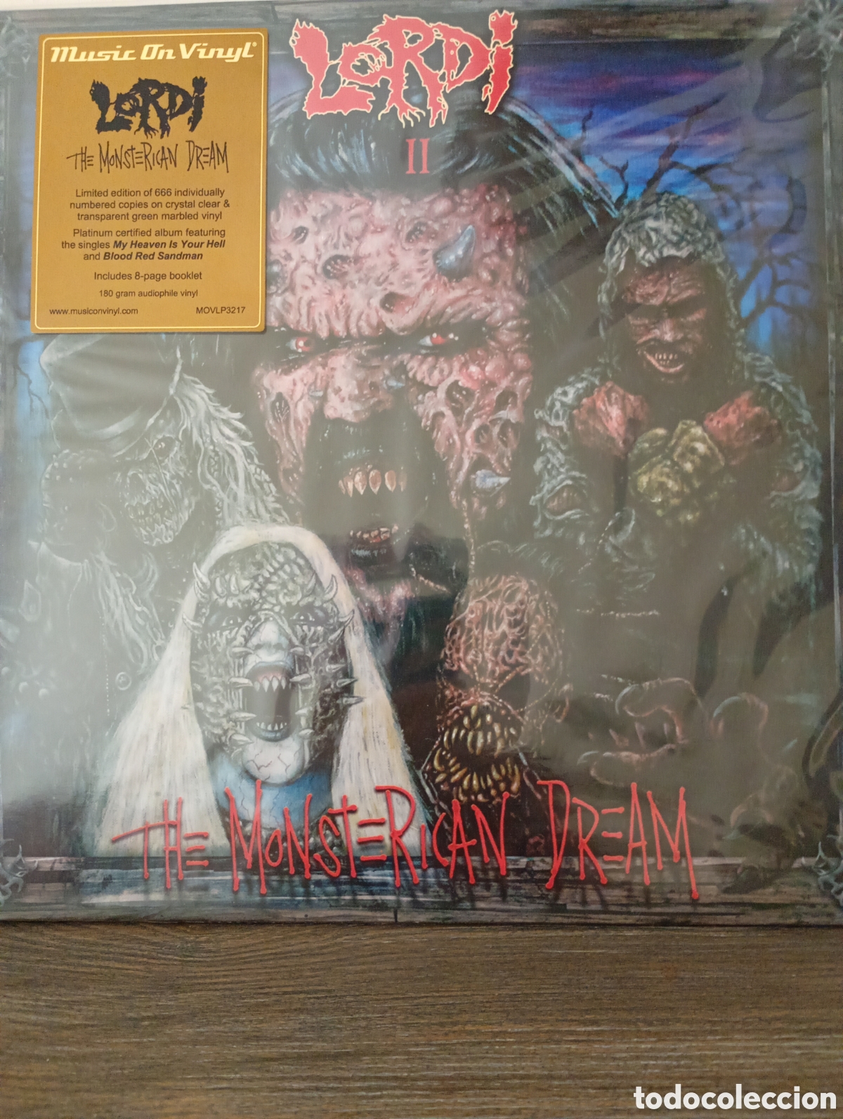 Discos de vinilo: Lordi, The Monsterican dream. Edici&oacute;n limitada numerada.