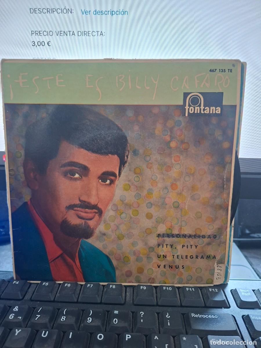 Discos de vinilo: BILLY CAFARO - PERSONALIDAD- EP DE VINILO C-64 - Foto 1