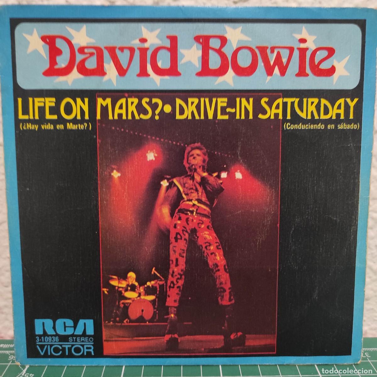 Discos de vinilo: DAVID BOWIE - LIFE ON MARS? / DRIVE-IN SATURDAY &middot; SINGLE 7&rdquo; &middot; 1973 SPAIN &middot; VG+ / VG+
