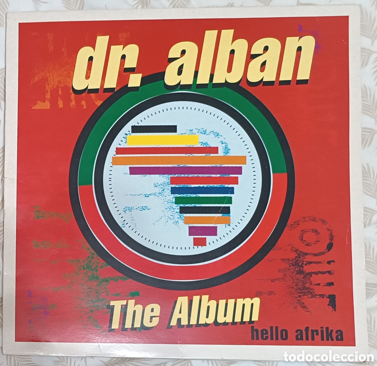 Discos de vinilo: DR. ALBAN - HELLO AFRIKA ***SOLO PORTADA*** NO LLEVA DISCO VINILO! PEDIDO MINIMO 10&euro;!!!!