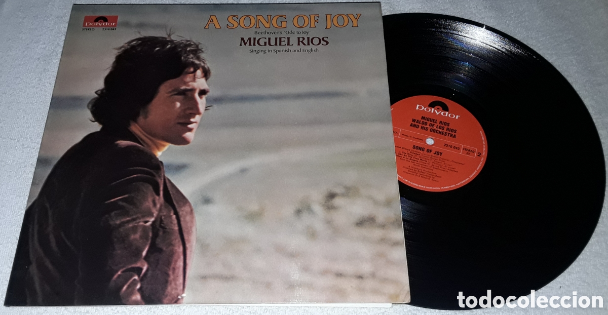 Discos de vinilo: LP - MIGUEL R&Iacute;OS - A SONG OF JOY - GATEFOLD - MADE IN GERMANY 1970