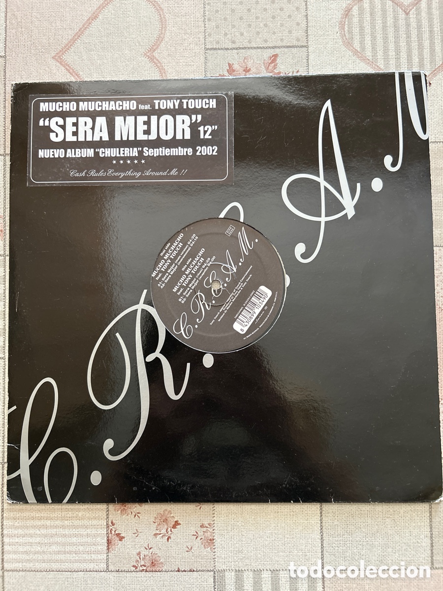 Discos de vinilo: MUCHO MUCHACHO-SER&Aacute; MEJOR-FEAT.TONY TOUCH-2002-PROMO LIMITADO-SIN USO