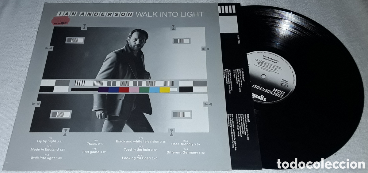 Discos de vinilo: LP - IAN ANDERSON - WALK INTO LIGHT - MADE IN GERMANY - JETHRO TULL