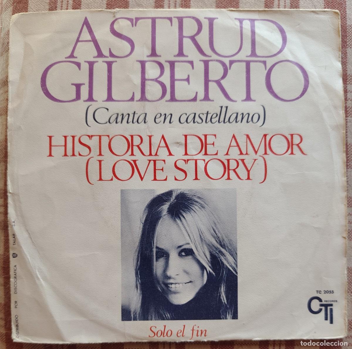 Discos de vinilo: Astrud Gilberto - Historia de Amor (Love Story)