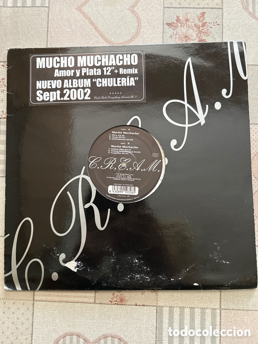Discos de vinilo: MUCHO MUCHACHO-AMOR Y PLATA 12&rdquo;+REMIX-2002-VINILO SIN USO