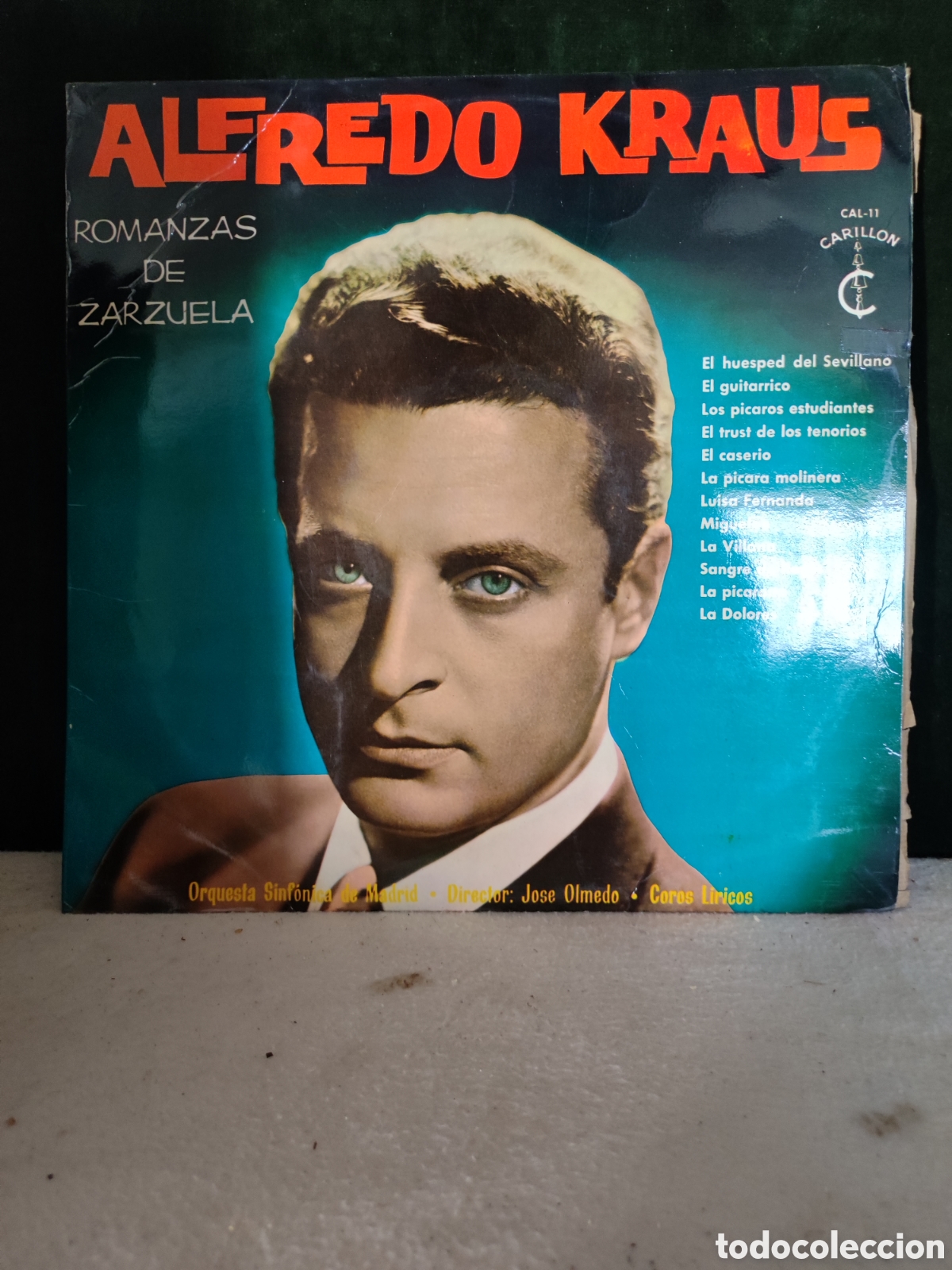 Discos de vinilo: Alfredo kraus romanzas de zarzuela - Foto 1