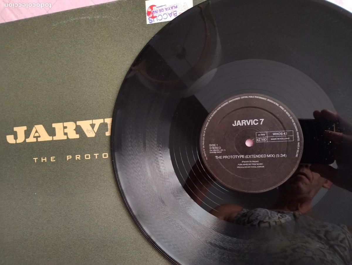 Discos de vinilo: Jarvic 7 &ndash; The Prototype, 1990 Electronic Techno - Foto 2