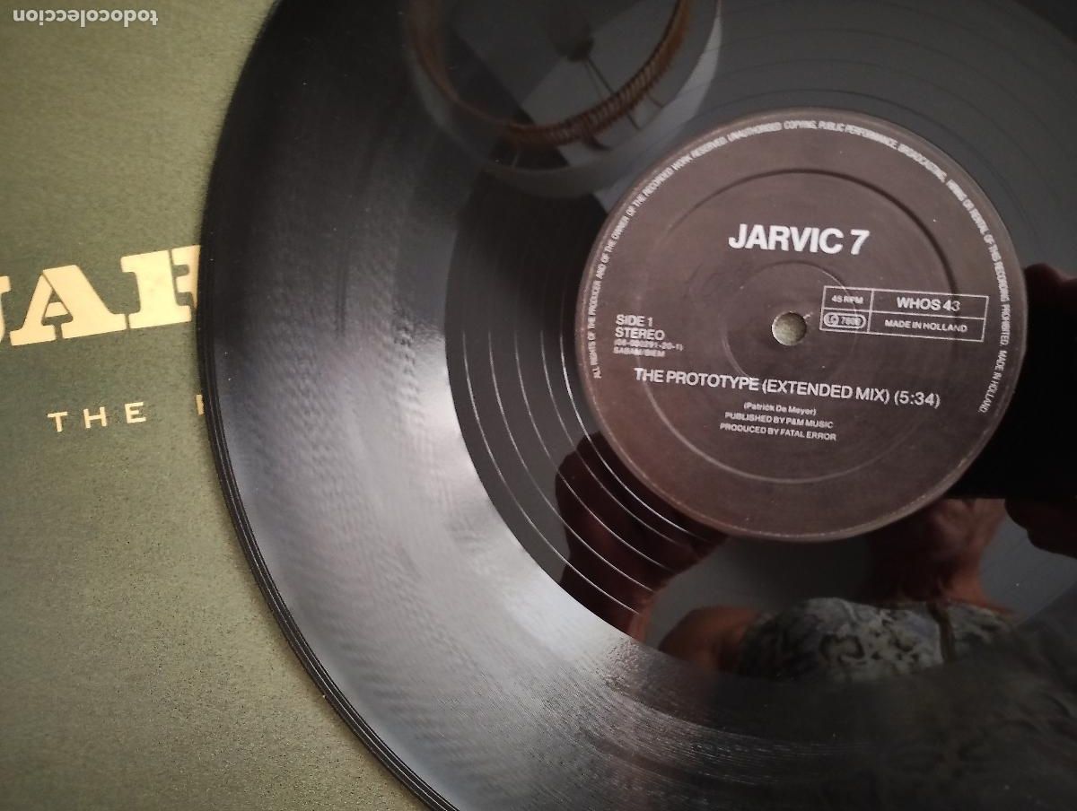 Discos de vinilo: Jarvic 7 &ndash; The Prototype, 1990 Electronic Techno - Foto 3