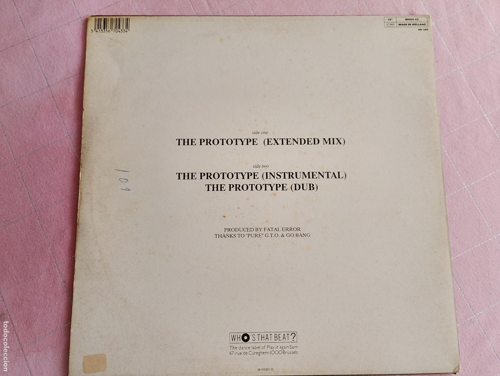 Discos de vinilo: Jarvic 7 &ndash; The Prototype, 1990 Electronic Techno - Foto 5