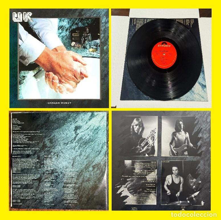 Discos de vinilo: UK - Danger Mone 79, JOHN WETTON,TERRY BOZZIO, RARE COMPLETA 1&ordf; EDIC ORG USA + ENCARTE, EXC