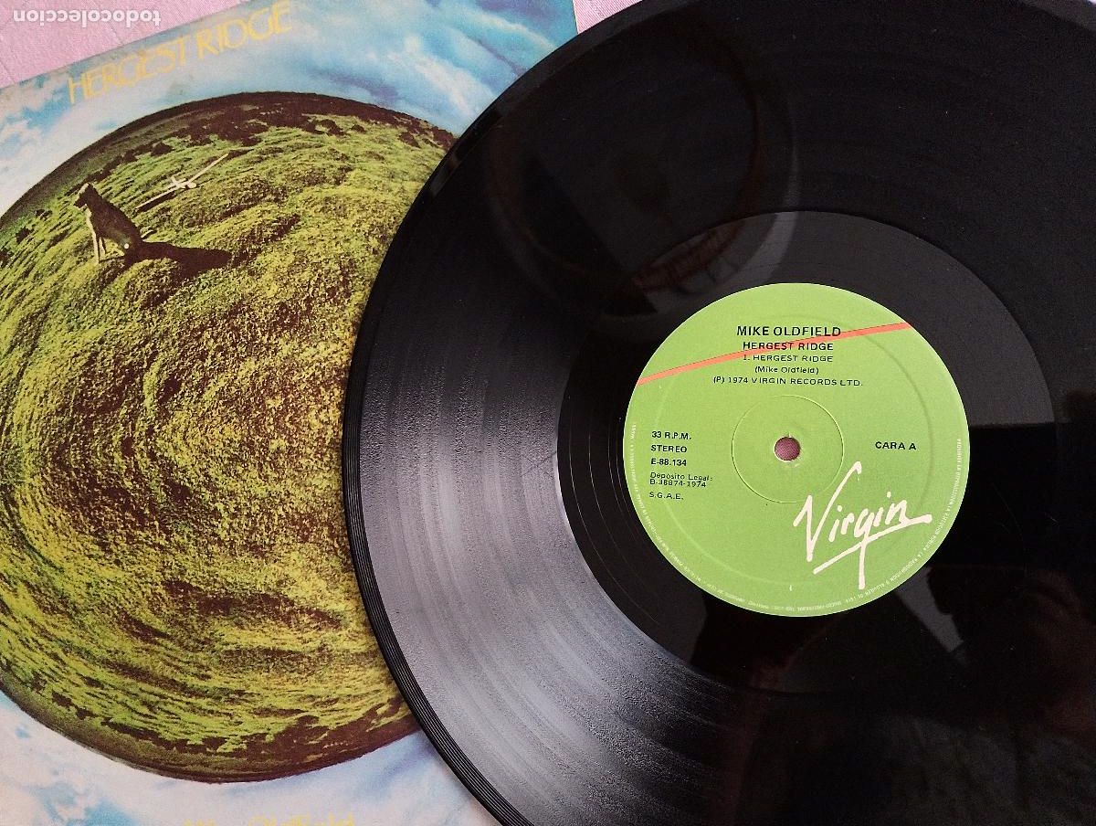 Discos de vinilo: Mike Oldfield &lrm;&ndash; Hergest Ridge 1974 - Foto 3
