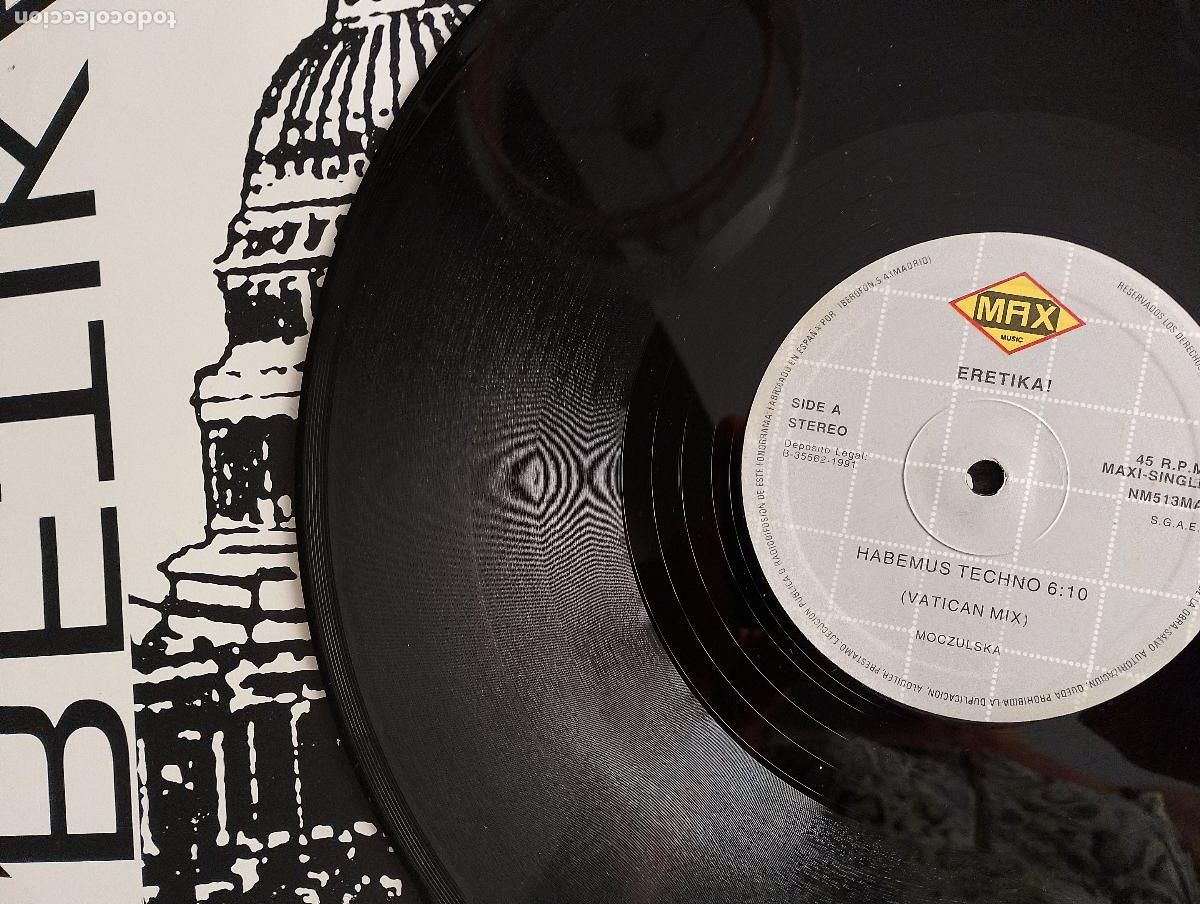 Discos de vinilo: Eretika &ndash; Habemus Techno, 1991, Electronic, Techno - Foto 2