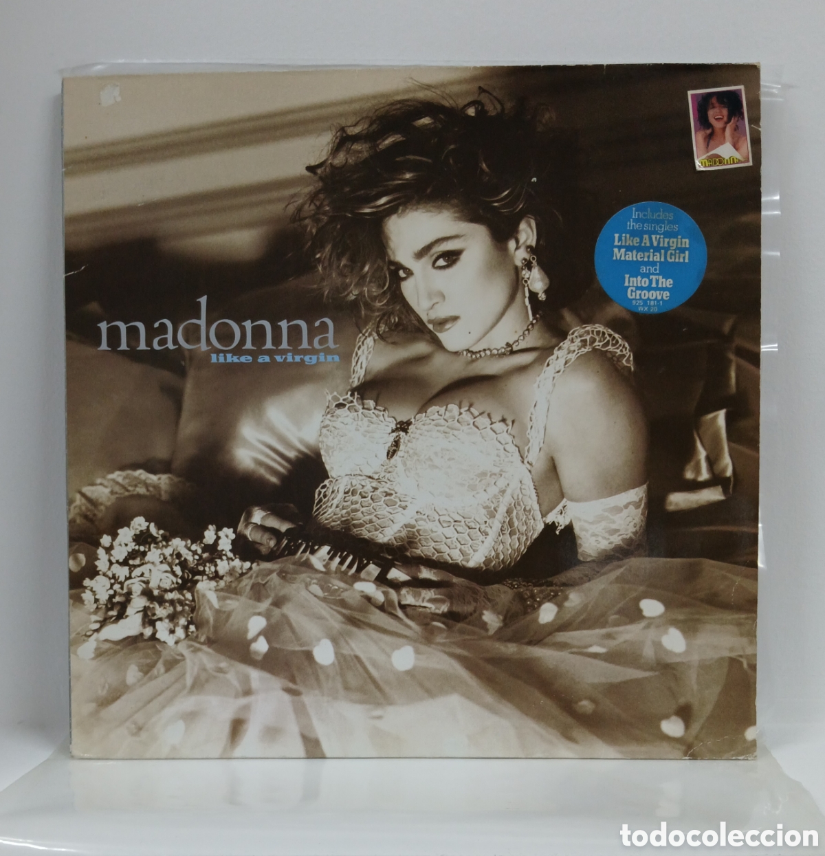 Discos de vinilo: MADONNA &rdquo;LIKE A VIRGIN&rdquo; LP. ORIG. GERMANY. 1985 (VG+)