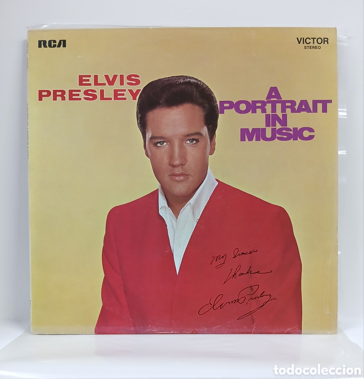Discos de vinilo: ELVIS PRESLEY &rdquo;A PORTRAIT IN MUSIC&rdquo; LP. COMP. GERMANY. 1978 (VG++)