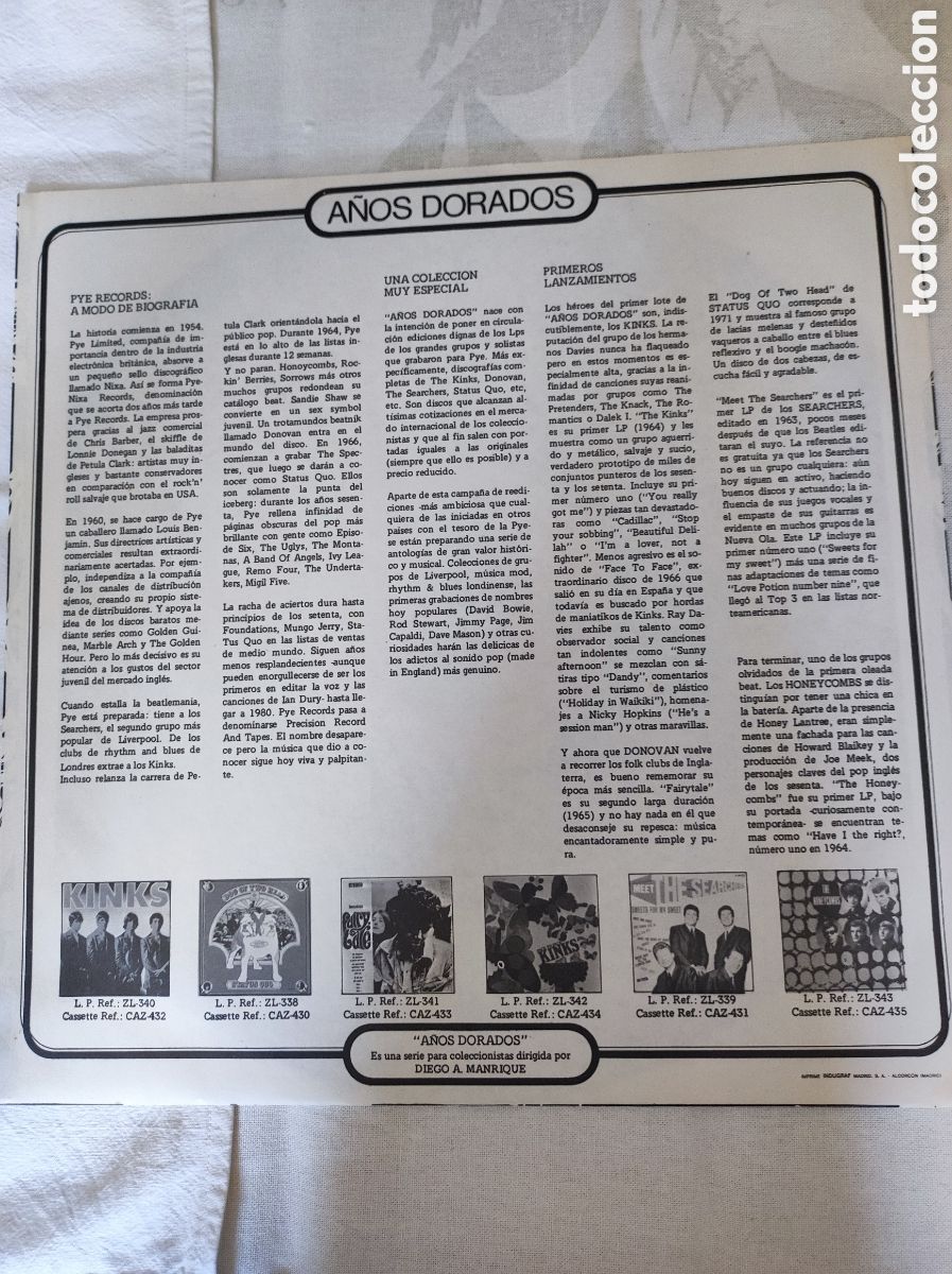 Discos de vinilo: THE KINKS - FACE TO FACE - Foto 3