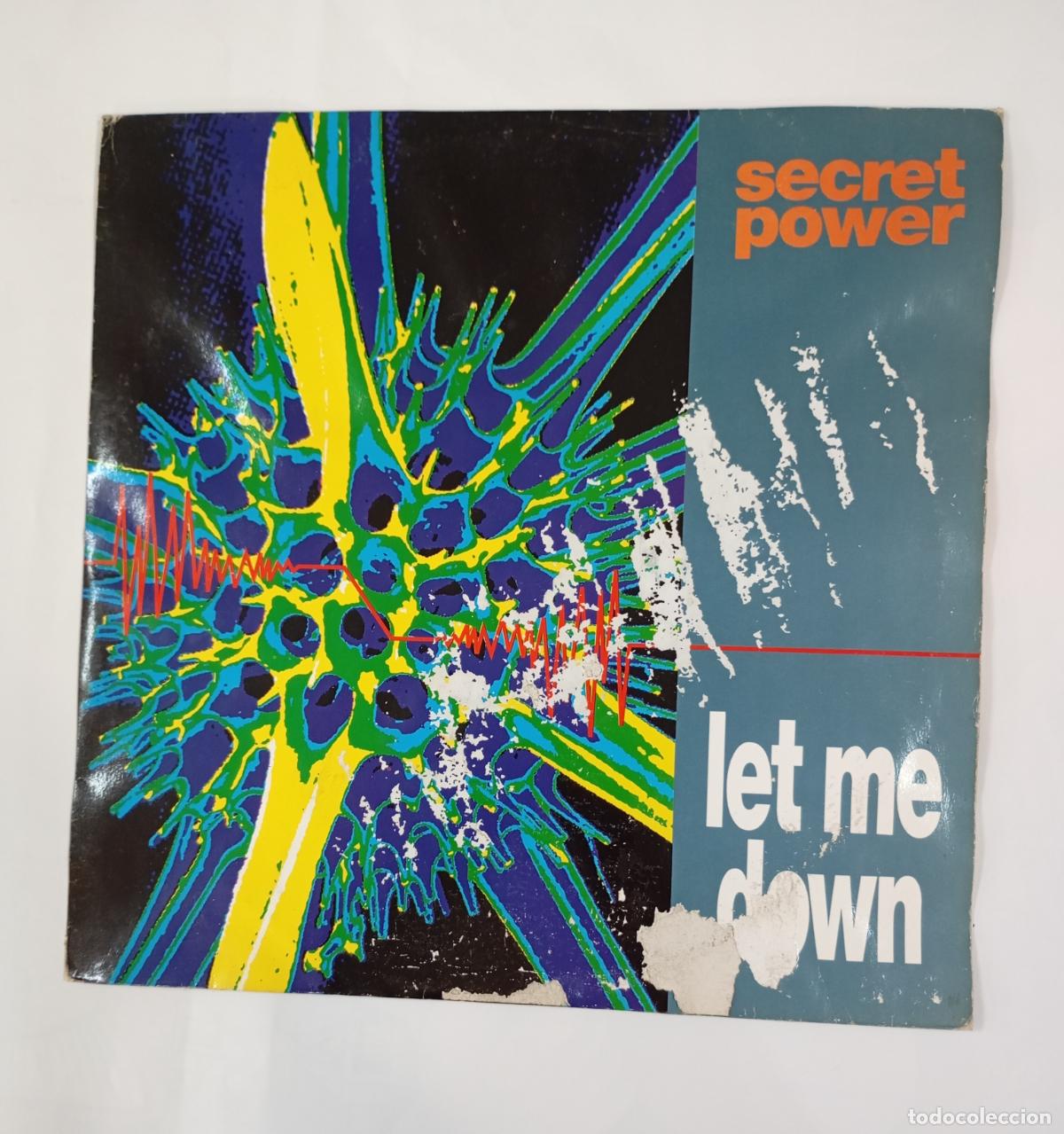 Discos de vinilo: Secret power. Let me down. Maxi-Single. TDKDA94