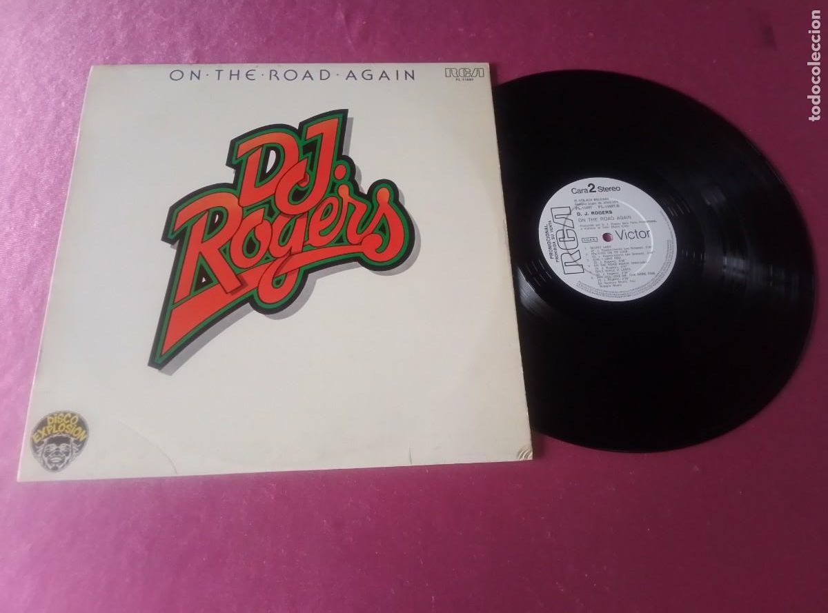 Discos de vinilo: DJ ROGERS ON THE ROAD AGAIN 1976 LP L32 3 1