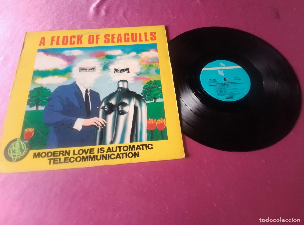 Discos de vinilo: A FLOCK OF SEAGULLS MODERN LOVE IS AUTOMATIC 1981 LP L32 3 1