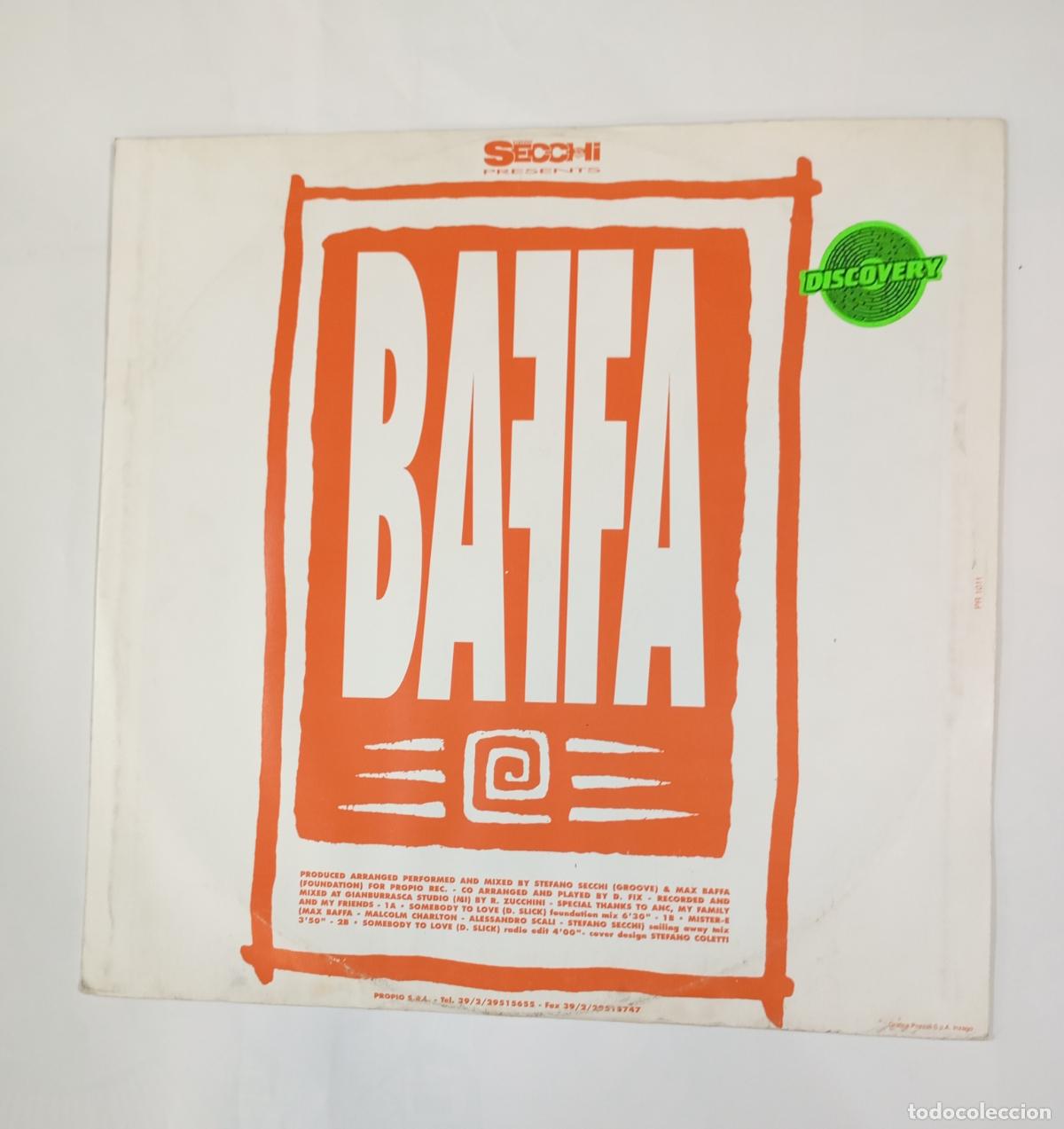 Discos de vinilo: Baffa. Somebody To Love. MAXI-SINGLE. TDKDA94