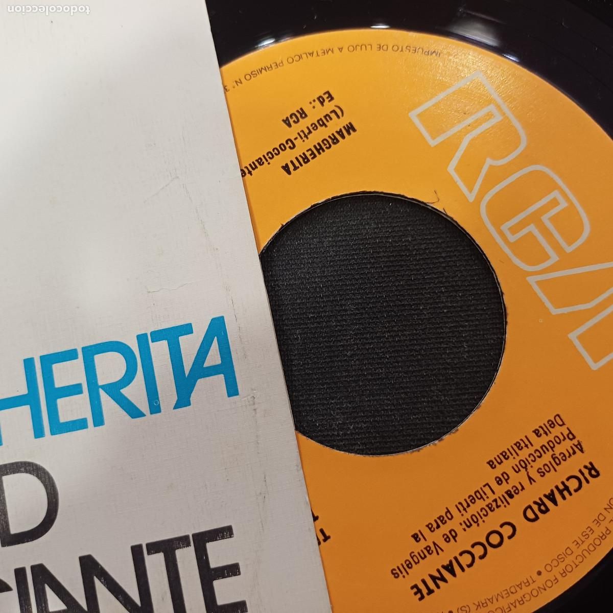 Discos de vinilo: RICHARD COCCIANTE/MARGHERITA/SINGLE. - Foto 2