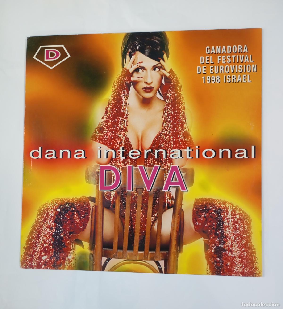 Discos de vinilo: DANA INTERNATIONAL - DIVA. EUROVISI&Oacute;N 1998. ISRAEL. MAXI-SINGLE. TDKDA94