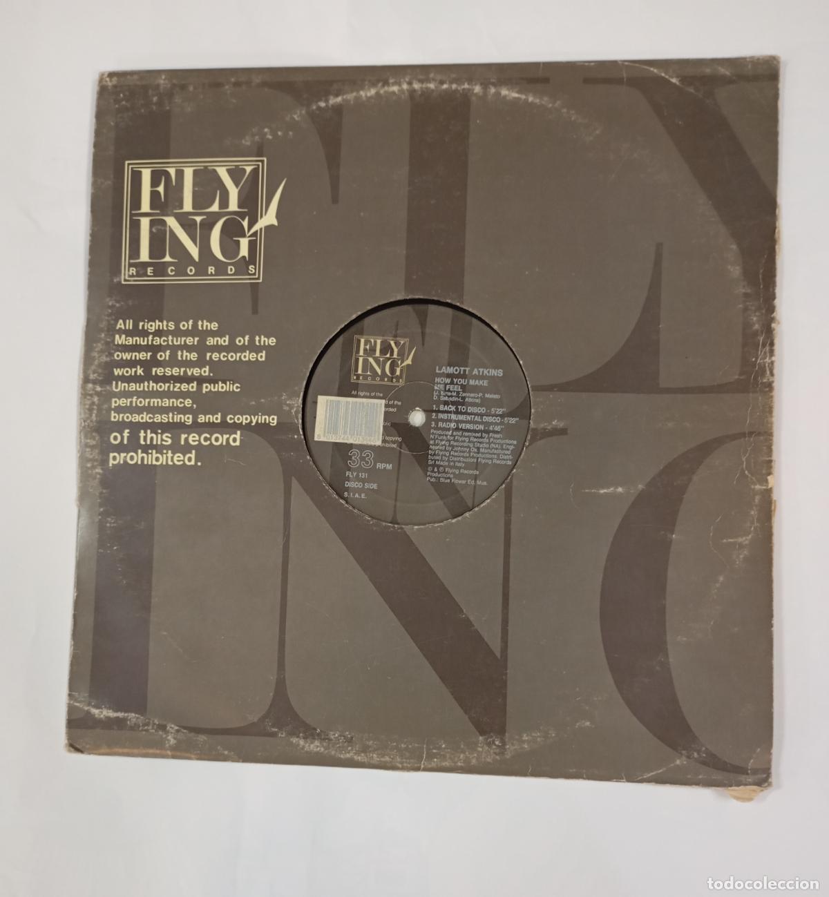Discos de vinilo: LAMOTT ATKINS. HOW YOU MAKE ME FEEL. MAXI-SINGLE. TDKDA94