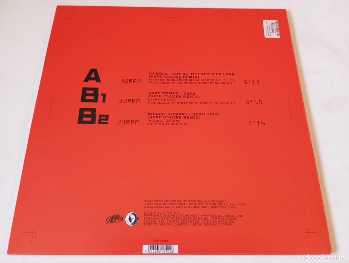 Discos de vinilo: Dave Clarke &ndash; Remixes & Rarities 1992-2005 - Foto 2
