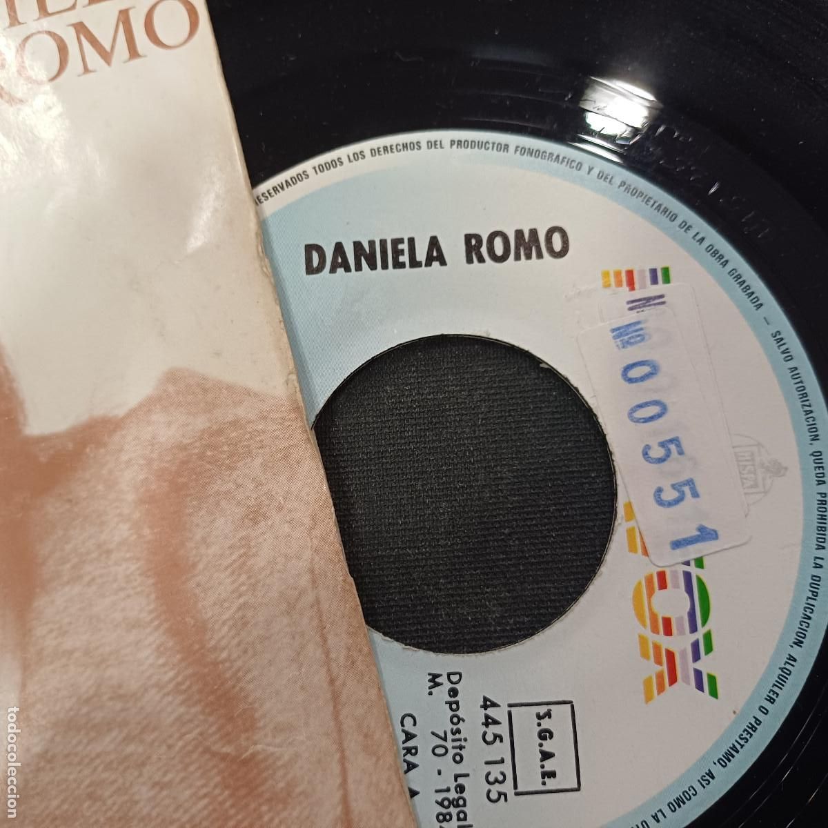Discos de vinilo: DANIELA ROMO/LA OCASION PARA AMARNOS/SINGLE. - Foto 2