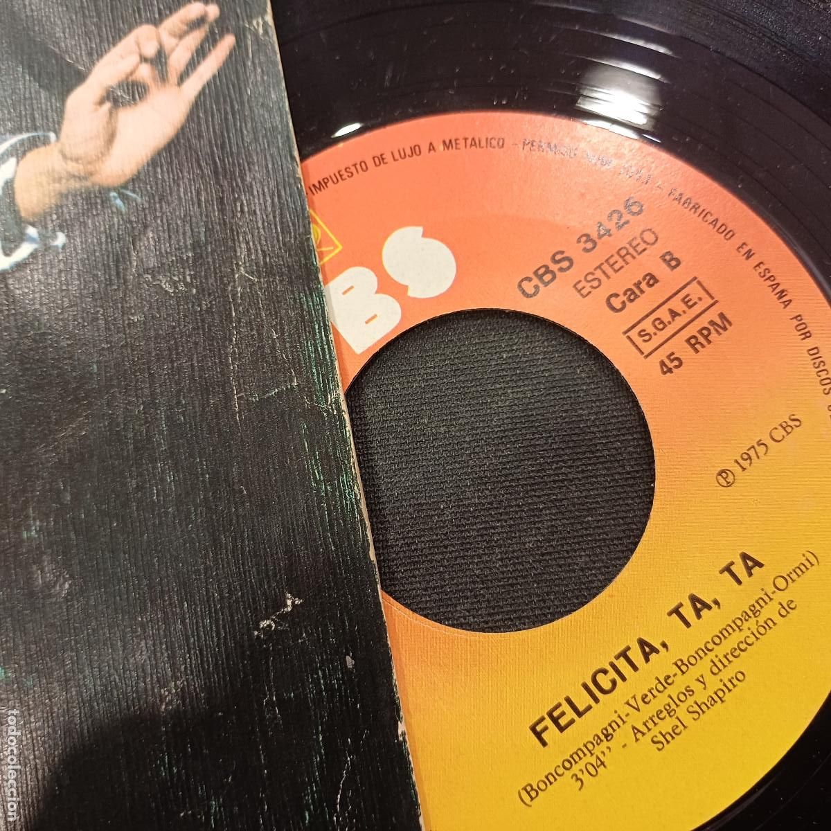 Discos de vinilo: RAFFAELLA CARRA/RUMORE/SINGLE. - Foto 2