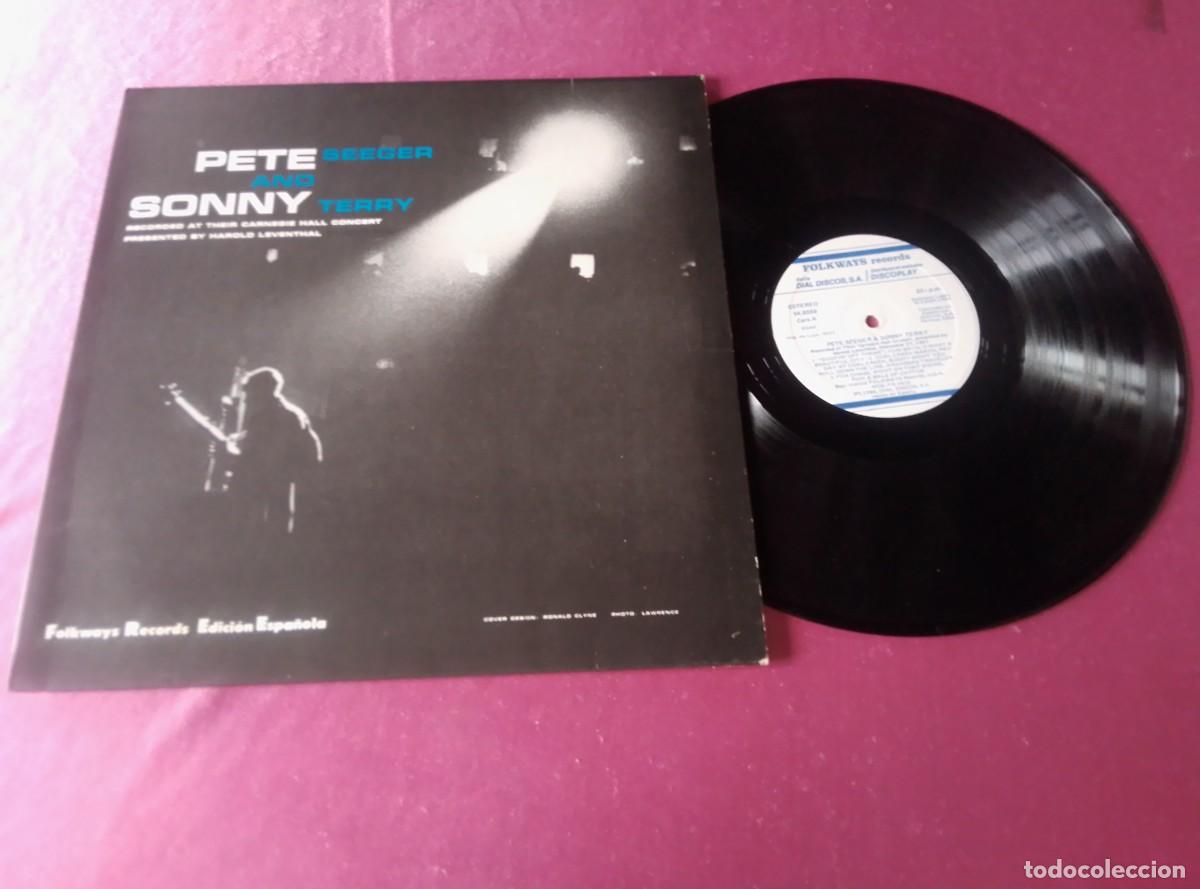 Discos de vinilo: PETE SEREGER AND SON Y TERRY 1984 LP L32 3 1