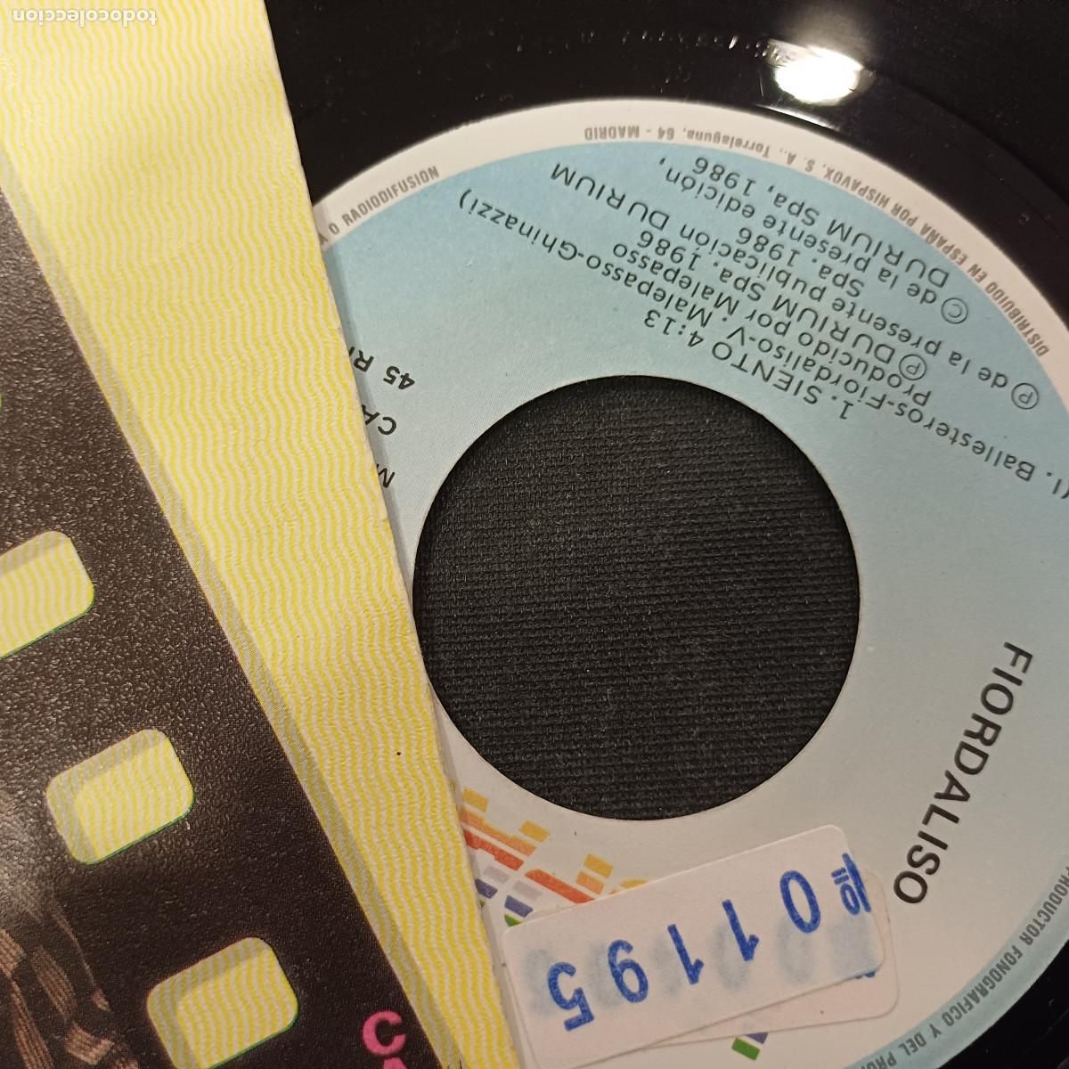 Discos de vinilo: FIORDALISO/SIENTO/SINGLE. - Foto 2