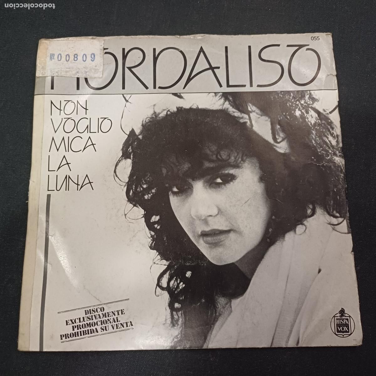 Discos de vinilo: FIORDALISO/NON VOGLIO MICA LA LUNA/SINGLE PROMOCIONAL.