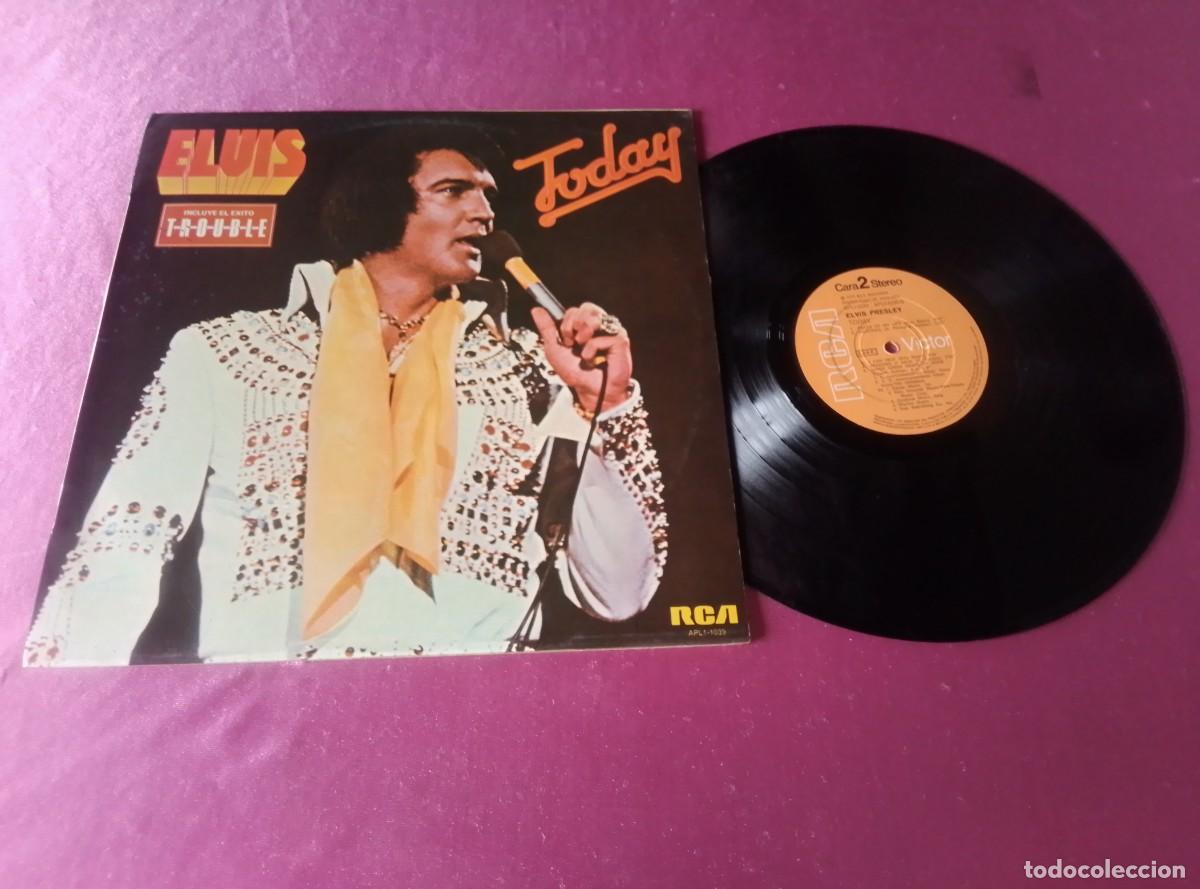 Discos de vinilo: ELVIS PRESLEY TODAY 1975 LP L32 3 1