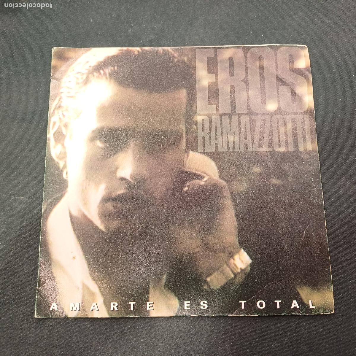 Discos de vinilo: EROS RAMAZZOTTI/AMARTE ES TOTAL/SINGLE.