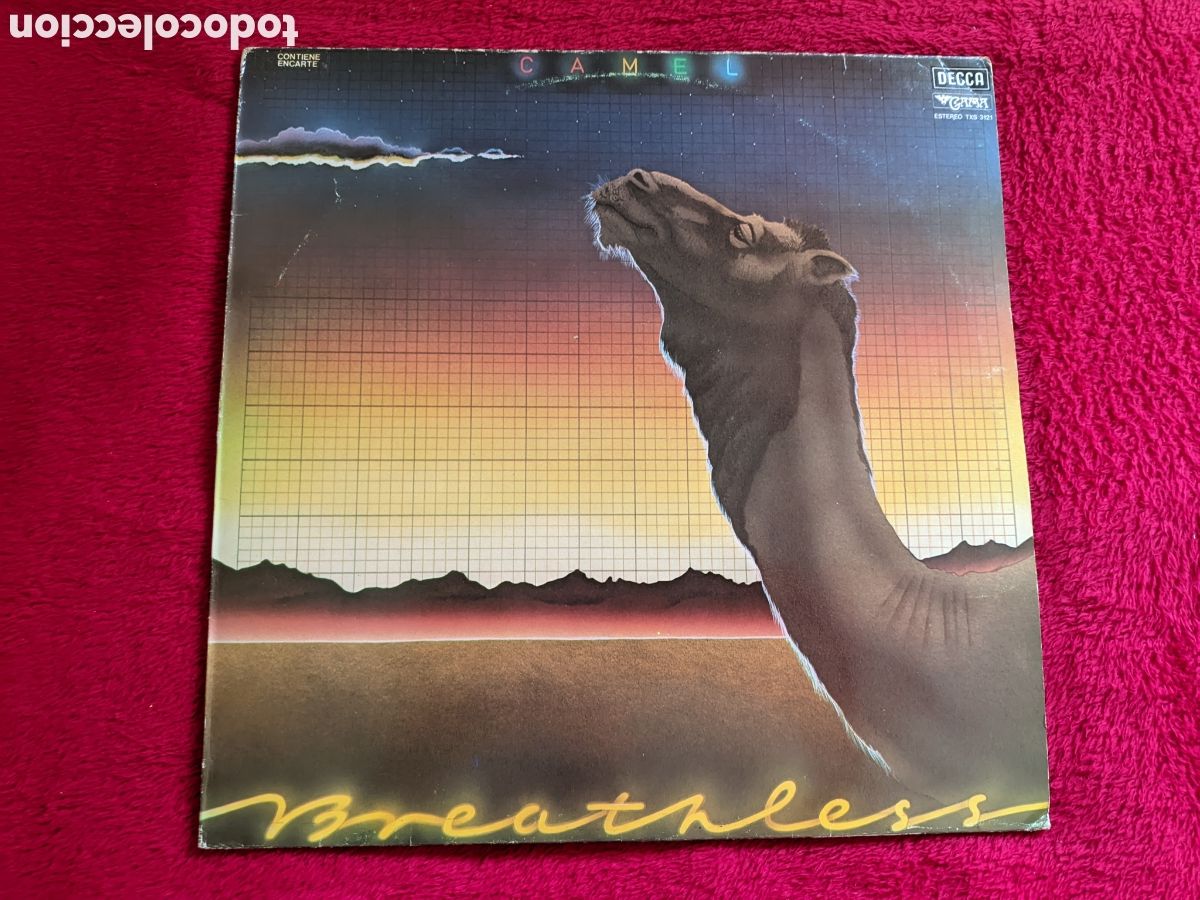 Discos de vinilo: // // Camel &ndash; Breathless - Decca/Gama Espa&ntilde;a 1981